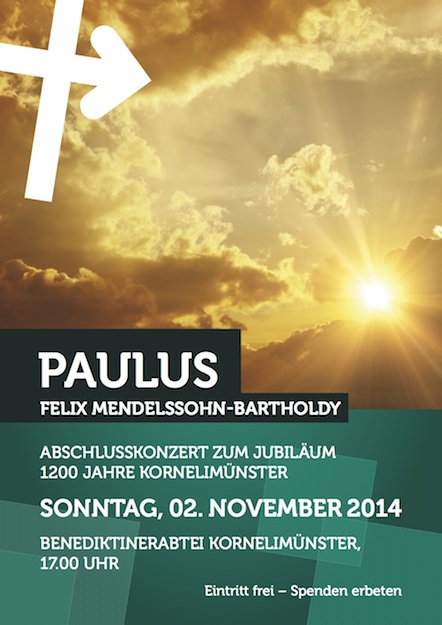 Konzertplakat: Paulus