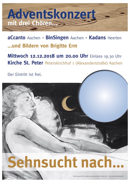 Konzertplakat: Adventskonzert